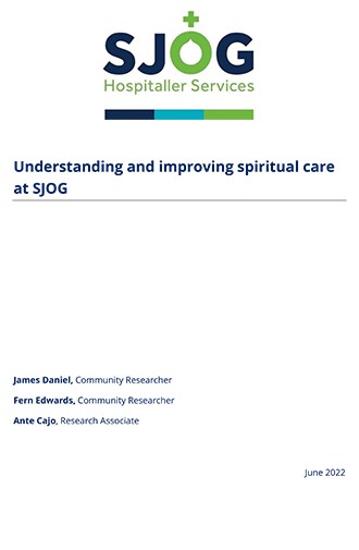 Understanding and improving spiritual care at SJOG